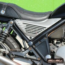 MADMAX バイク用品 KAWASAKI カワサキ ゼファー1100/RS サイドカバー(アルフィンカバー) 無塗装/外装 カスタム 修理 補修【送料800円】_画像3