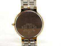 SEIKO セイコー DOLCE ドルチェ 8N41-6100 メンズ 腕時計 クォーツ コンビ ゴールド シルバー D247_画像6