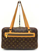 LOUIS VUITTON ルイヴィトン モノグラム シテGM FL0052 ハンドバッグ ショルダーバッグ ブラウン メンズ レディース 鞄 D175_画像3