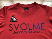 130cm SVOLME スボルメ Tシャツ レッド_画像2