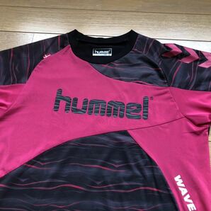 hummel 140cm Tシャツ ビビット 150cmハーフパンツ 上下セット ブラックの画像2