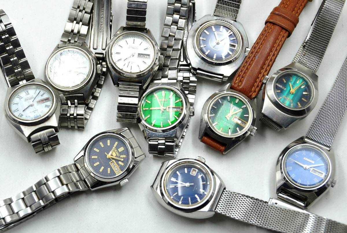 国産レディース自動巻き8本セット・ジャンク-