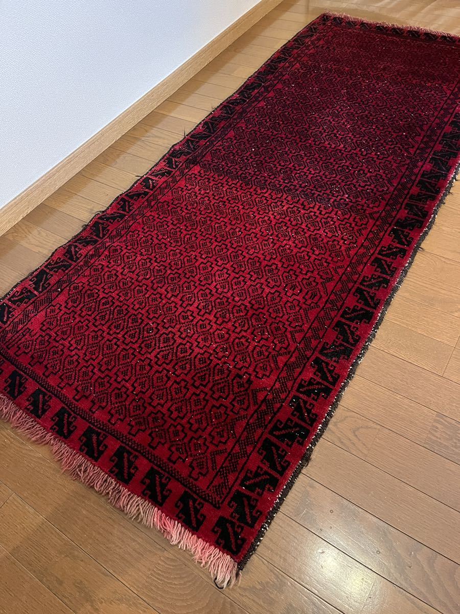 winter sall ペルシャ絨毯 NO.AD285 バルーチ 手織り 200x122ｃｍ