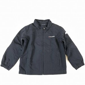 ★【トミーヒルフィガー(TOMMY HILFIGER)】キッズ 男の子 長袖 ジップアップ ジャケット (紺) 120 《美品》送料185円