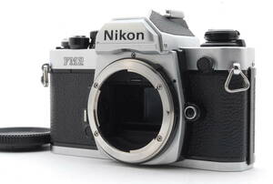 【美品】Nikon New FM2 FM2N Silver 35mm SLR Film Camera ニコン A1077@Tv