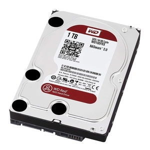 【中古パーツ】3.5 SATA 1TB 1台 正常 WD WD10EFRX 使用時間0H ■HDD1885