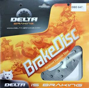 * Delta brake ( Czech made )DBD647G Aprilia RS4 50/125 rear disk plate *