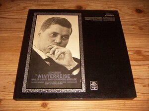 LP：シューベルト 冬の旅 全曲 ジェラルド・ムーア マーラー さすらう若人の歌 フルトヴェングラー FISCHER-DIESKAU：2枚組：赤盤