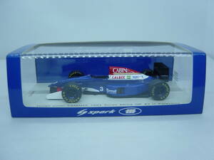 送料350円～ 【破損あり】Spark 1/43 Tyrrell 020C YAMAHA F1 South Africa GP 1993 #3 U.Katayama ティレル 片山右京 CABINデカール