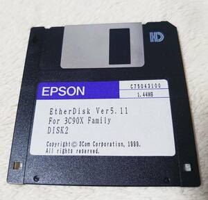 送料無料★EPSON EtherDisk Ver.5.11 For 3C90X Family DISK2 のみ