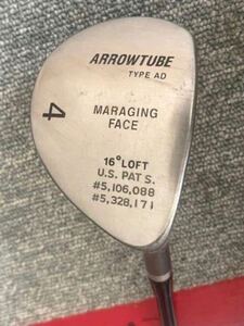 中古 ARROWTUBE AD MARAGING FACE 4W 16度 LOFT 6667M FLEX-REGULAR