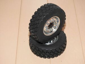  Tamiya 1/14 trailer 30mm tire wide wheel 2 piece set C