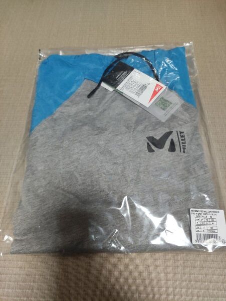 【新品未開封未使用】MILLET レッド ウォール ライト フーディー Mサイズ H GREY/METHYL BLUE 9780