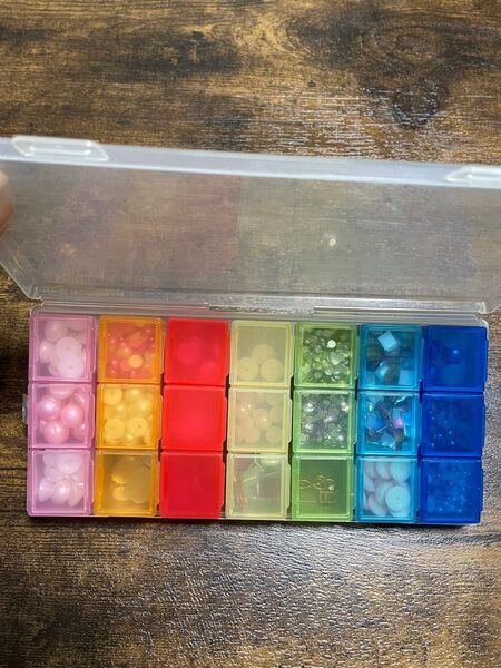 デコパーツセット(パールラインストーンチャーム)