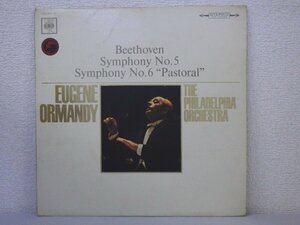 LP レコード THE PHILADELPHIA ORCHESTRA フィラデルファア管弦楽団 Beethoven Symphony NO.5 Symphony NO.6 【VG】 D2475A