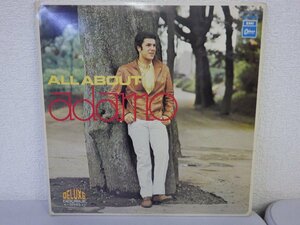 LP レコード ２枚組 ADAMO アダモ ALL ABOUT adamo 【 E- 】 D7420M