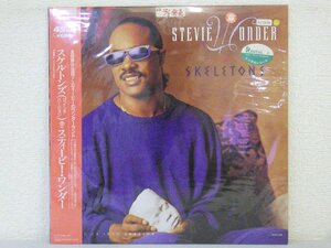 レコード 帯 レンタル落ち STEVIE WONDER スティービー ワンダー SKELETONS スケルトンズ 【 E- 】 D7585D