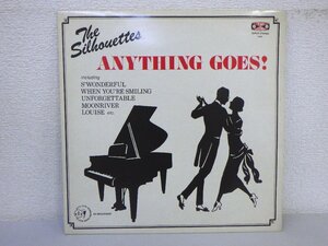 LP レコード THE SILHOUETTES シルエット ANYTHING GOES 【 E+ 】 D7538A