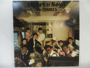 LP レコード CHANELS シャネルズ HEART & SOUL 【 E+ 】 D7724D