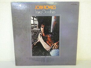 LP レコード 見本盤 JOHN ROWLES ジョン・ロウルズ SAYING GOODBYES ある愛の詩 【VG+】 D8589M