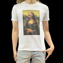 新品 モナリザ ミスタービーン コメディアン 女装 絵画 アート パロディ Tシャツ S M L XL ビッグ オーバー サイズ XXL~5XL ロンT パーカー_画像2