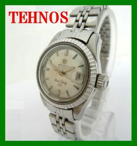 TEHNOS fair lady25 automatic wristwatch 