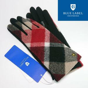 [ tag equipped ] Blue Label k rest Bridge gloves / glove cashmere 