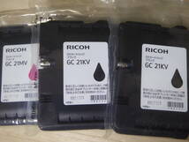 [m10125y i] リコー 純正 IPSIO GXカートリッジ 3個（GC21KV 2個, GC21MV 1個） Ricoh_画像3