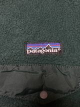 ◆ patagonia ◆ パタゴニア 90s 92年 USA製 アウトドアスタイル SYNCHILLA SNAP T シンチラ スナップT プルオーバー XS 深緑_画像8