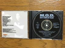 M.O.D. Method Of Destruction / Rhythm Of Fear ハードコア 傑作 国内盤(品番:PSCW-1153) 廃盤CD Stormtroopers of Death / S.O.D._画像4