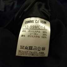 新品 コムサイズム COMME CA ISM ネイビー トレンチコート レディース 9号_画像9