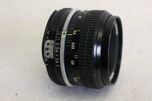 送料520円。中古。ニコン Nikon 50mmF2 作動OK 管理2