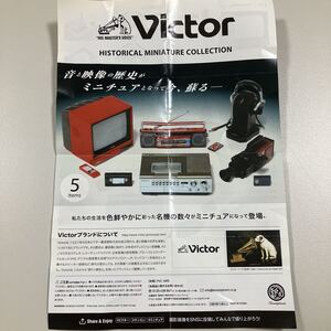 新品！ビクター　ミニチュア　ビデオカメラ　VICTOR　HISTORICAL MINIATURE COLLECTION