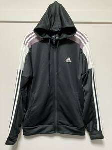  Adidas adidas джерси Parker тренировочный чёрный спортивная куртка длинный рукав мужской женский Zip выше 