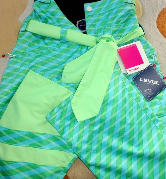 送料無料!高機能 X-NIX REGIMENTAL STRIPE PANTS スノーボード Mサイズ グリーン