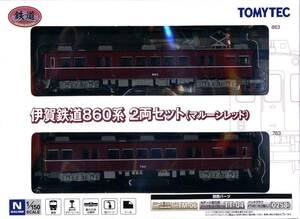 【即決＆送料無料】鉄道コレクション 伊賀鉄道 860系 マルーンレッド 2両セット トミーテック