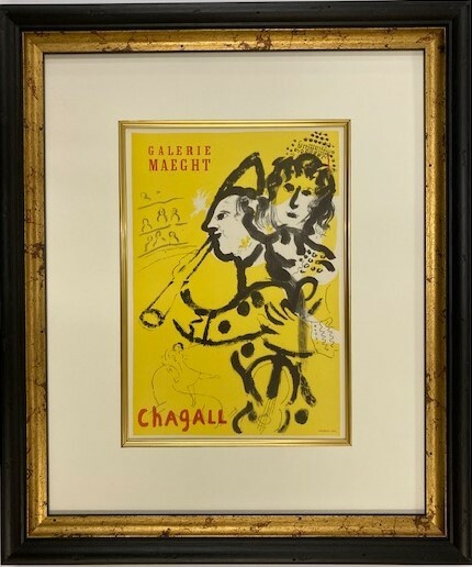 【特価】　≪　　マルク・シャガール　　≫　　リトグラフ【石版画】 　　CHAGALL-MAEGHT GALLERY 　 1959年　　MARC　CHAGALL