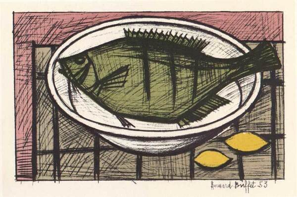 【特価】 ≪ ビュッフェ ≫ レゾネ図版 【 FISH 】