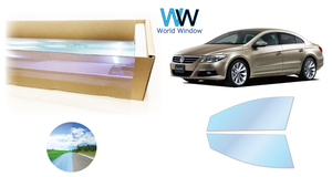  Aurora .. film ( pure ghost 88) Volkswagen Passat CC cut car film front door set 