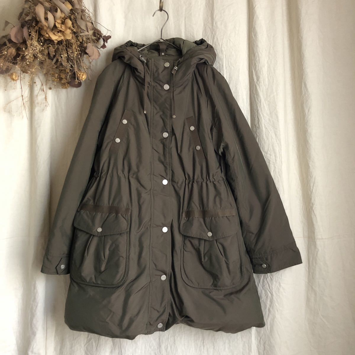 マックスマーラ Max Mara WEEKEND LINEレザー中綿ロングコート 1年間保証付 マックスマーラ Max Mara WEEKEND LINEレザー中綿ロングコート ロングコート