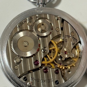 18745-2☆美品 懐中時計 SEIKO PRECISION 15 JEWELS セイコー 手巻き シルバーの画像8