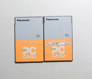 KN3129 Panasonic Flash Memory PC card BN-04MHFCCK2 2枚セット