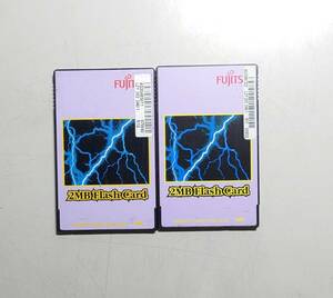 KN3127 [ текущее состояние товар ] Fujitsu 2MB Flash card 2 шт. комплект 