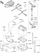 Kawasaki 900STX'01 OEM section (Electrical-Equipment) parts Used [K5050-08]_画像3