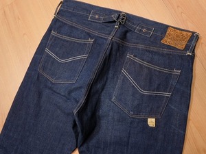 v529★日本製 Canton Overalls & Co. MADE IN JAPAN 100% COTTON 1131 シンチバック キャントン・デニムジーンズ 36★