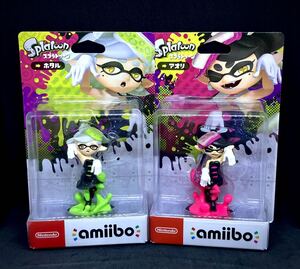 ★2種セット★【新品未開封】スプラトゥーン amiibo ホタル アオリ シオカラーズ ニンテンドー Nintendo アミーボ フィギュア 任天堂