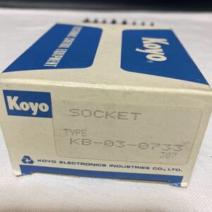 Koyo SOCKET KB-03 交流電力200〜240V 電子制御機器　カウンターオプションパーツ　リレーソケット　光洋電子工業Relay soket No.307