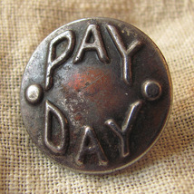 【チェンジボタン】PAY DAY ペイデイ 1920年代 ビンテージ カバーオール用 古着 (ワークウェア オーバーオール レア J.C.Penney Payday 1_画像7