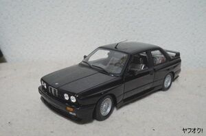  Minichamps BMW M3 E30 1/18 миникар чёрный 