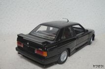 ミニチャンプス BMW M3 E30 1/18 ミニカー 黒_画像4